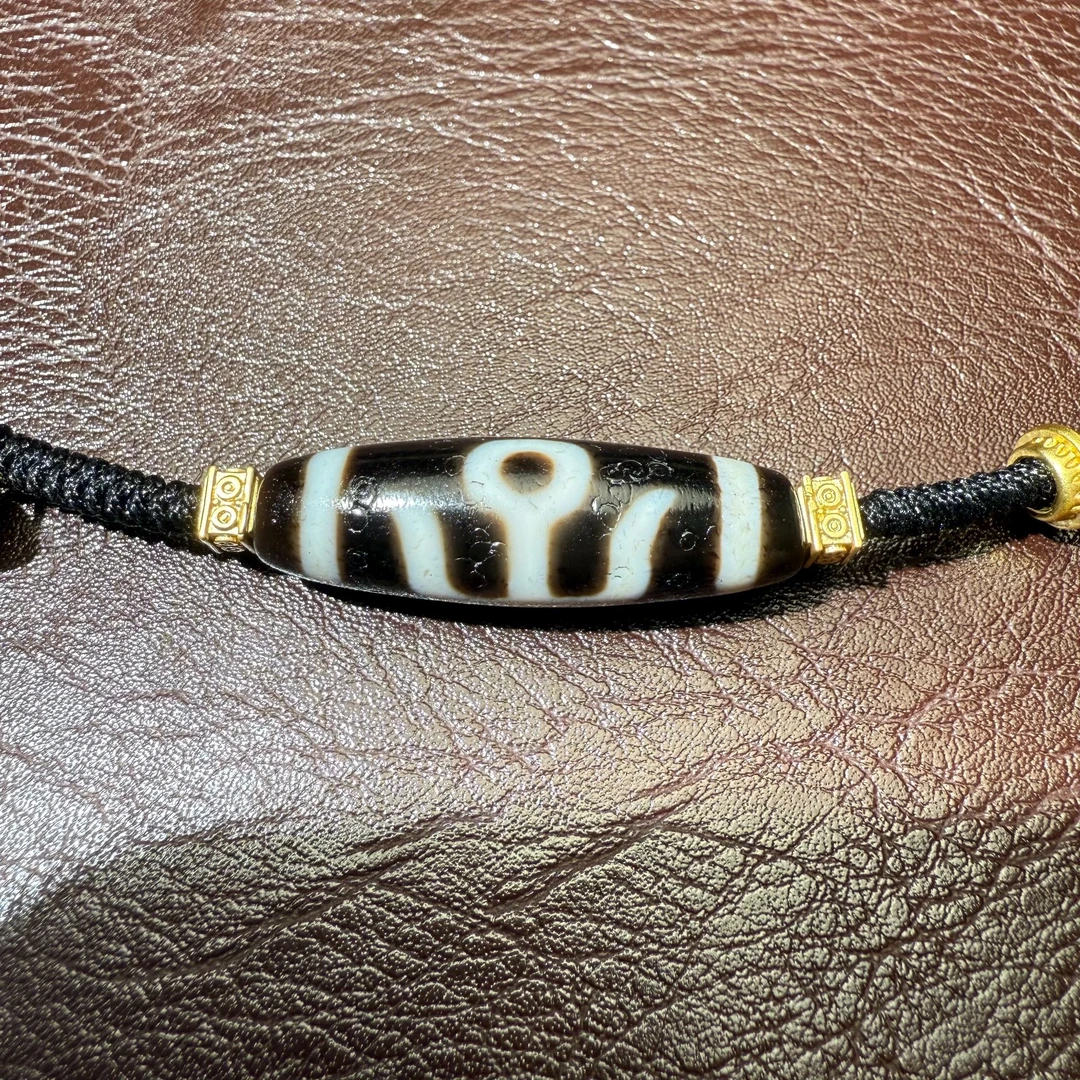 任小潘7A古法黑白贵贵图腾玛瑙百搭男女可佩戴