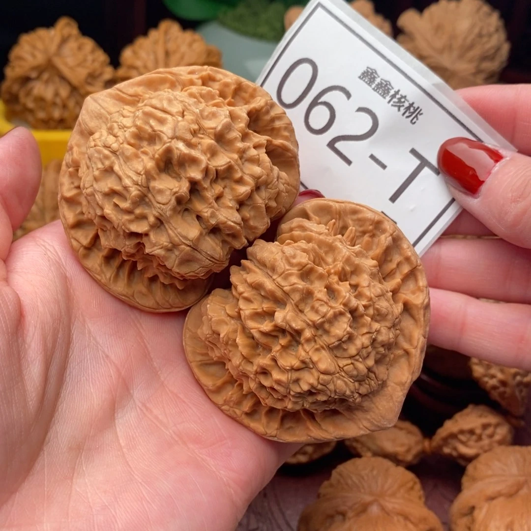 文玩核桃把件官帽55