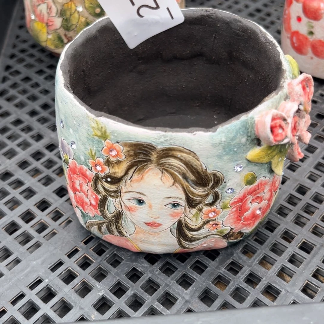 红陶花*贝271花盆 1个