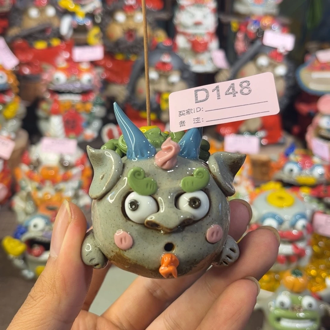 泥塑纯手工茶宠摆件