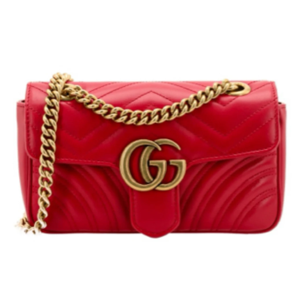 95新 GUCCI/古驰 马蒙22 红金 20年/JW3282