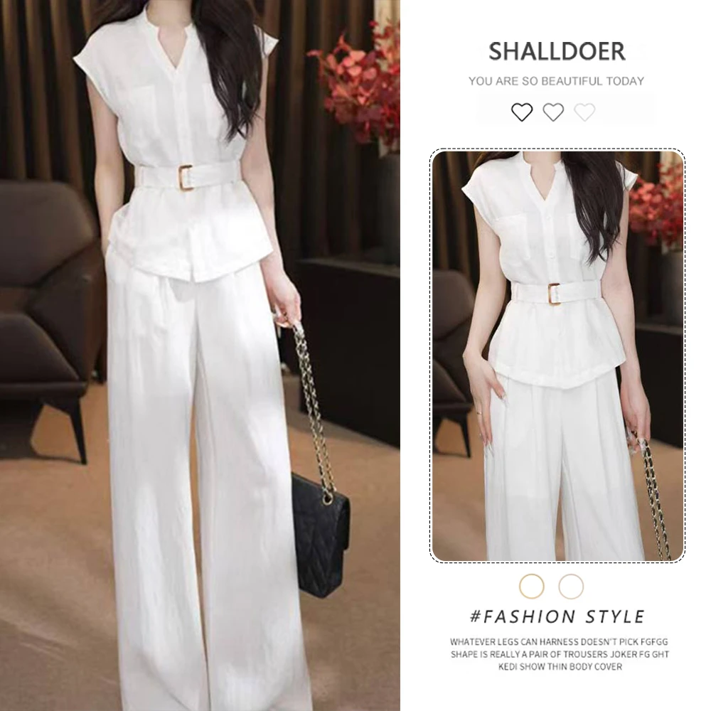 2025年夏季新款韩版时尚设计感套装女洋气小个子高级感潮流两件套