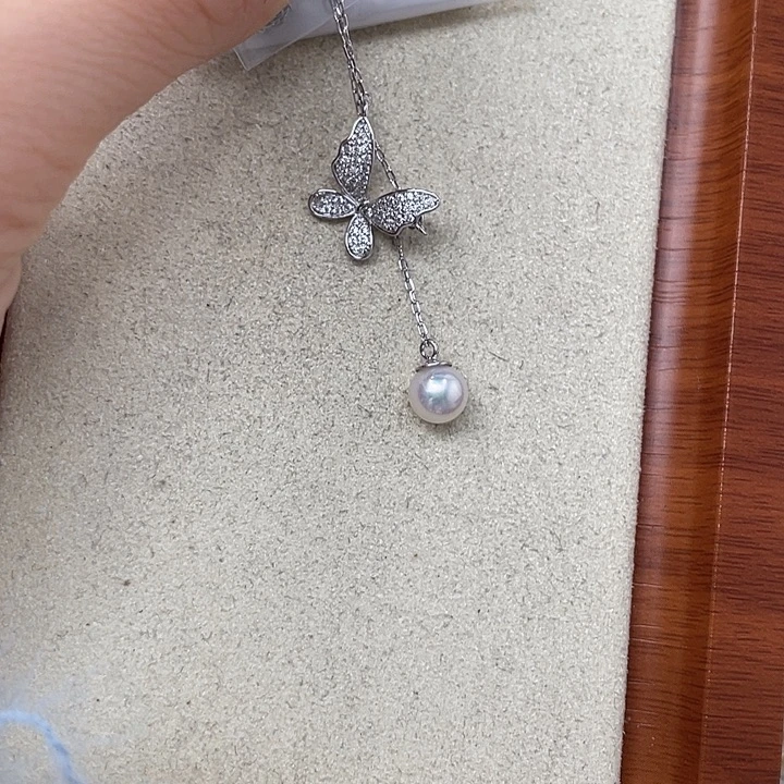 *****海水珍珠颈饰银S925镶嵌