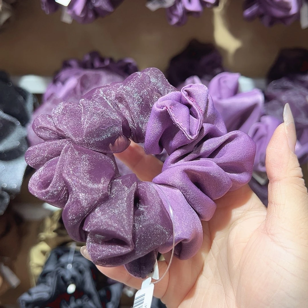 非金属紫色纱纱拼接小肠圈