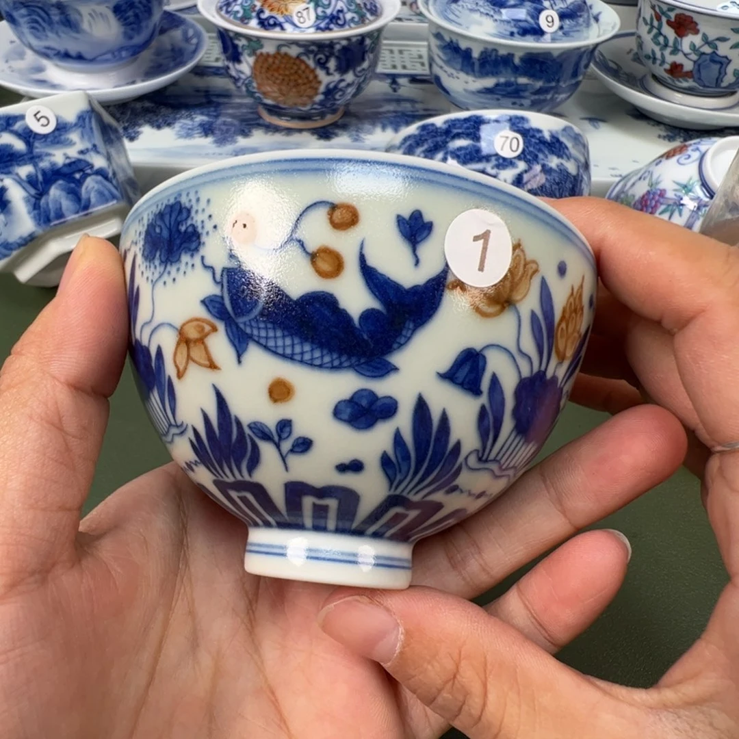 陶瓷景德镇纯手工纯手绘茶具木木1
