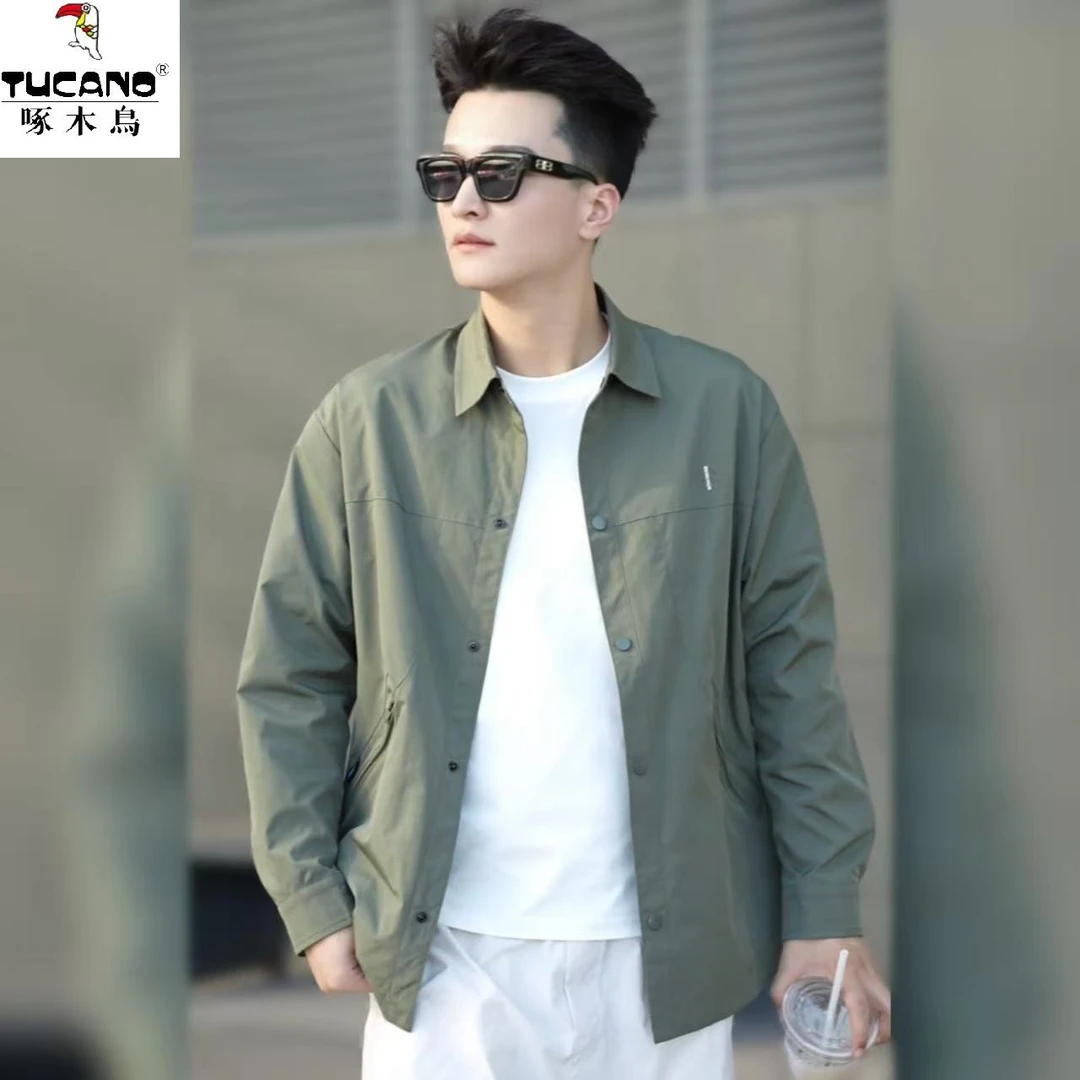 TUCANO/啄木鳥2025秋季新款男士翻领休闲夹克外套时尚潮流百搭