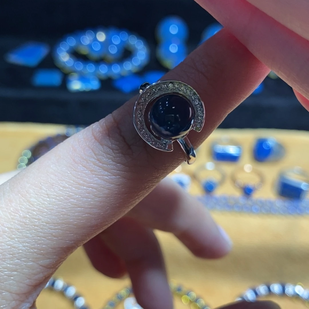 琥珀未镶嵌裸石多米尼加蓝珀