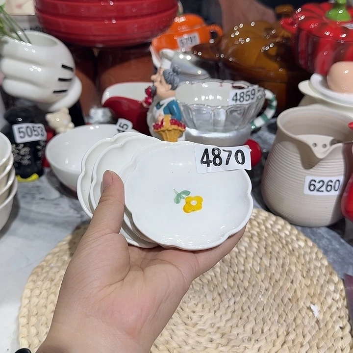 瓷片微瑕陶瓷满15包邮4870