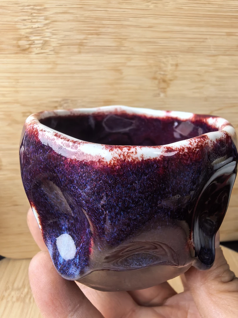 中国神后钧瓷茶具 手工制作主任杯