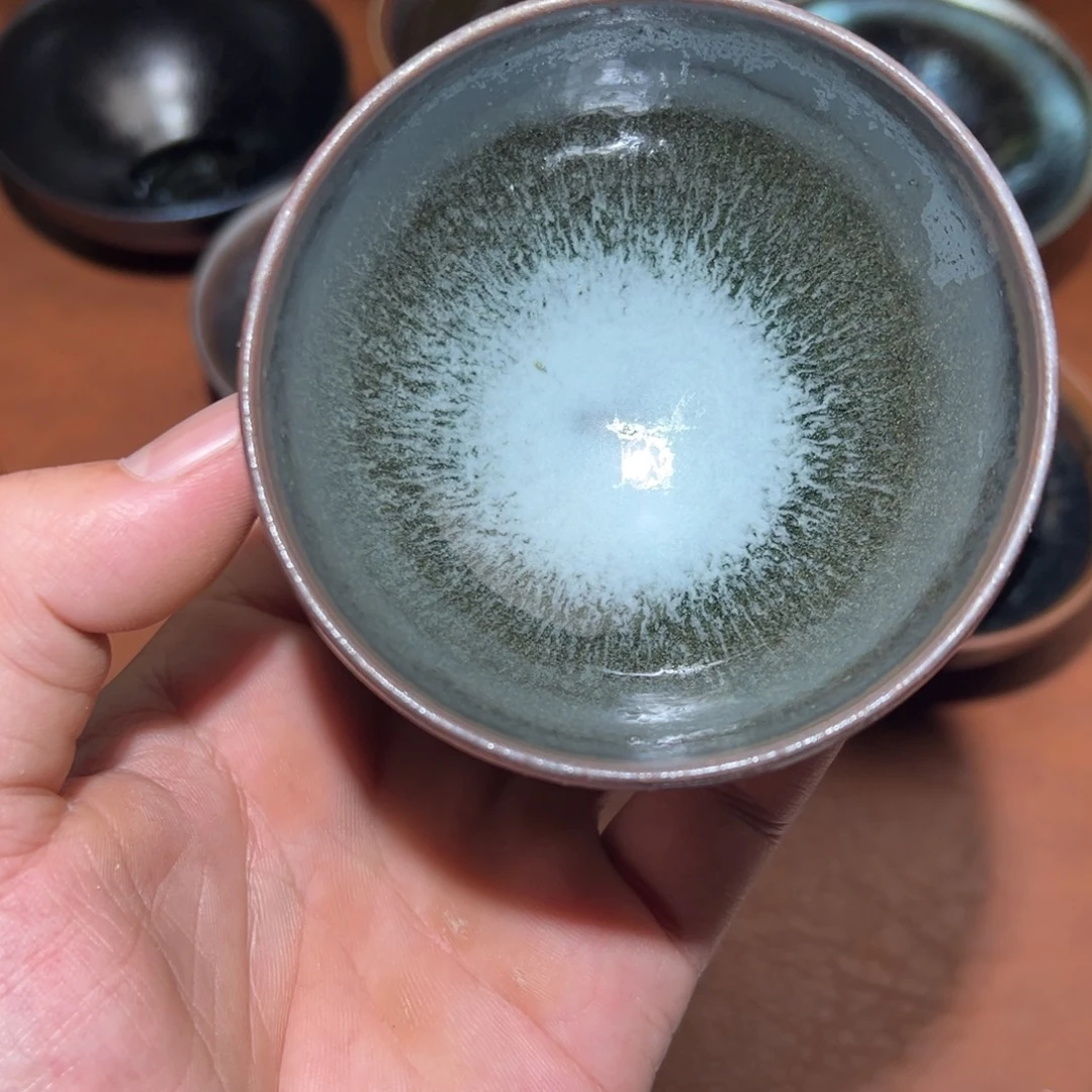 茶盏柴烧主人杯建窑建盏茶盏