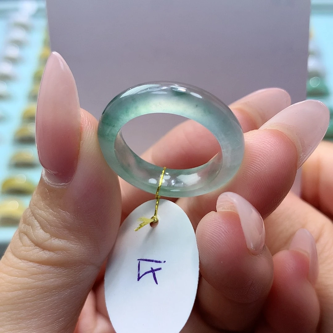 未镶嵌戒指翡翠15圈