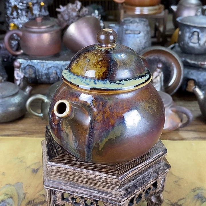 建水紫陶柴烧茶器，00035