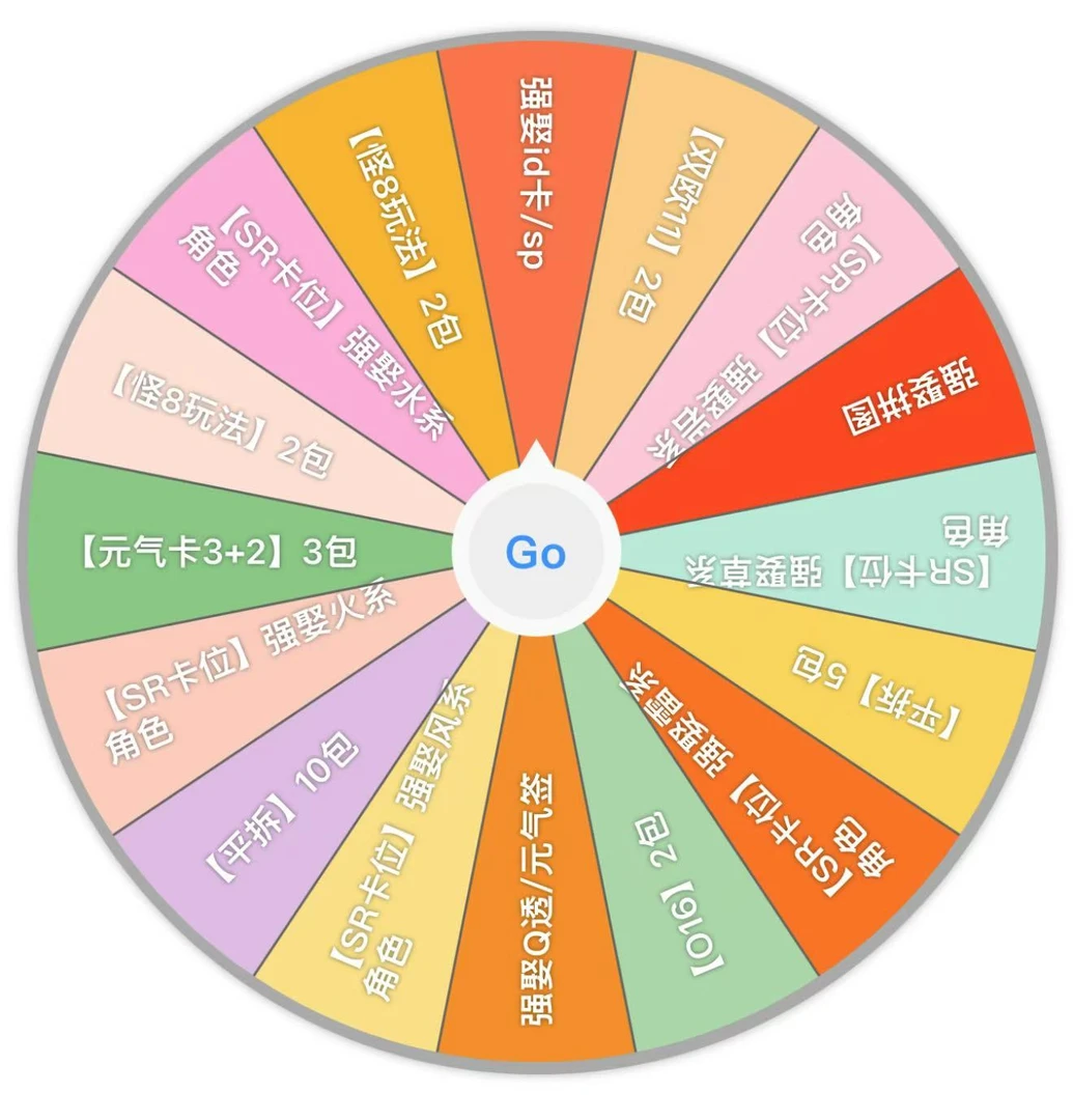 开森森【元气转盘】元气卡  第三弹原二创神收藏卡牌产品（主播代拆）