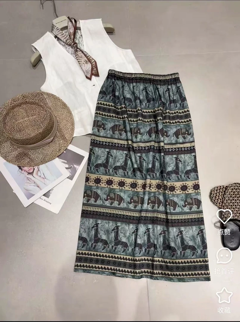 大象半身裙休闲时尚25891