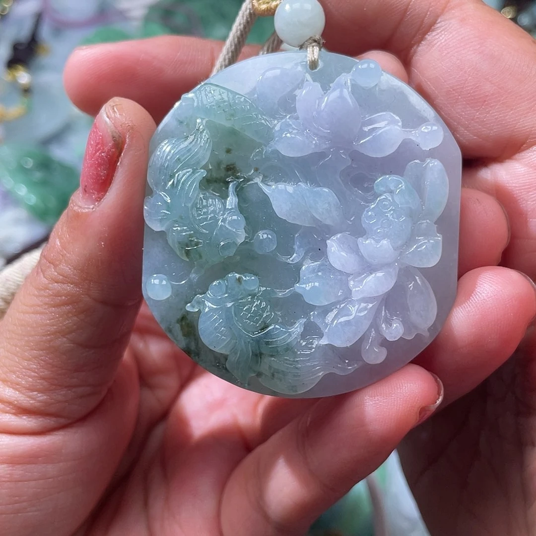 颈饰未镶嵌翡翠翡玉缘翡翠