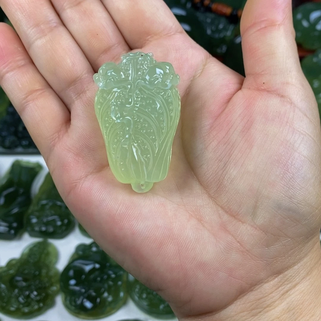 岫玉未镶嵌挂件挂件