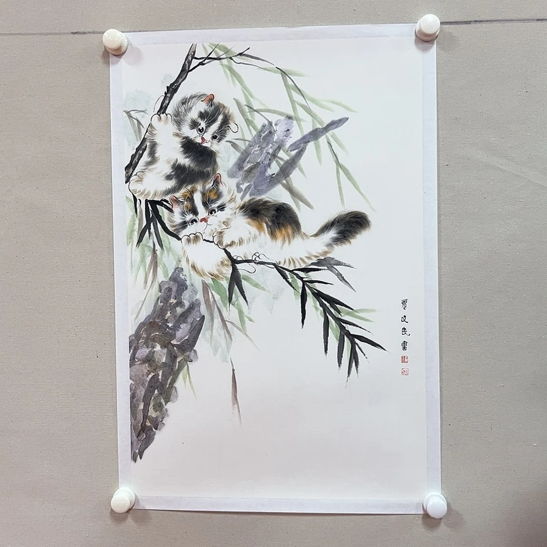 国画贾文民艺术精品