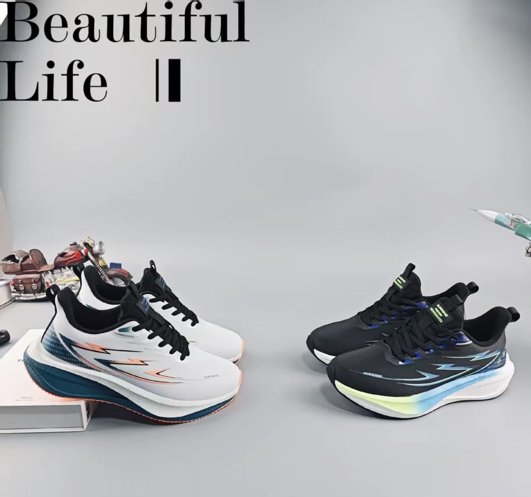 男款薄绒！冬款皮面爆米花超轻运动鞋L