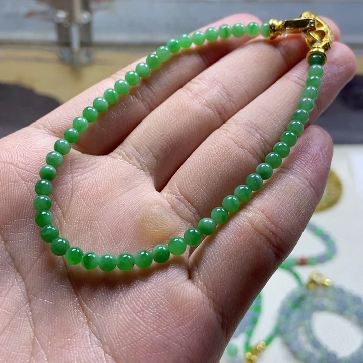 定制翡翠未镶嵌缅甸翡翠A货卡3.9