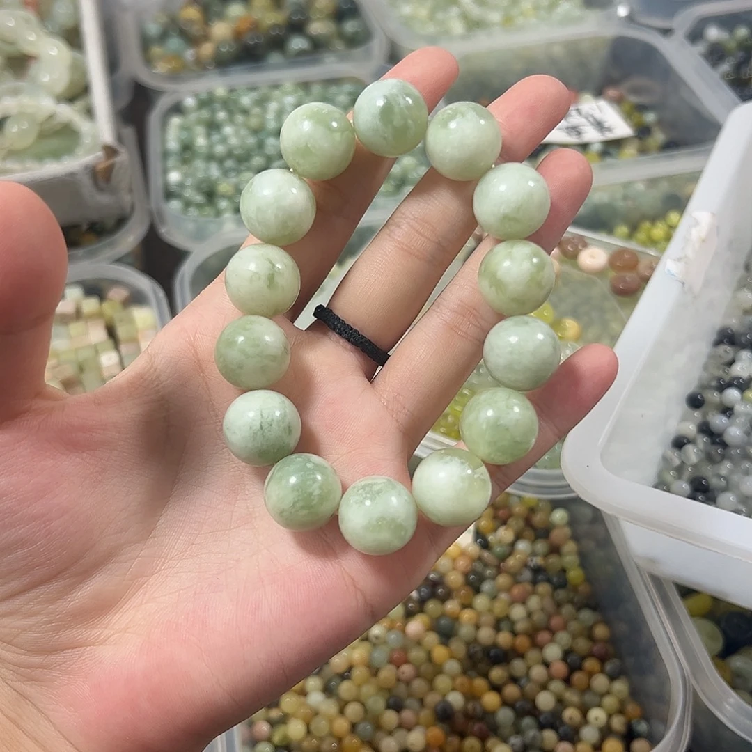 合金蛇纹石玉珠宝半成品
