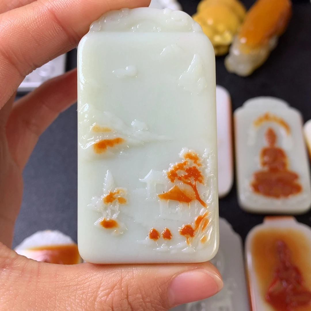 和田玉颈饰未镶嵌冲*