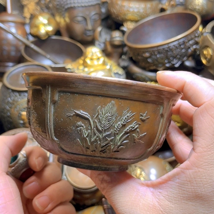 铜器摆件收收藏藏