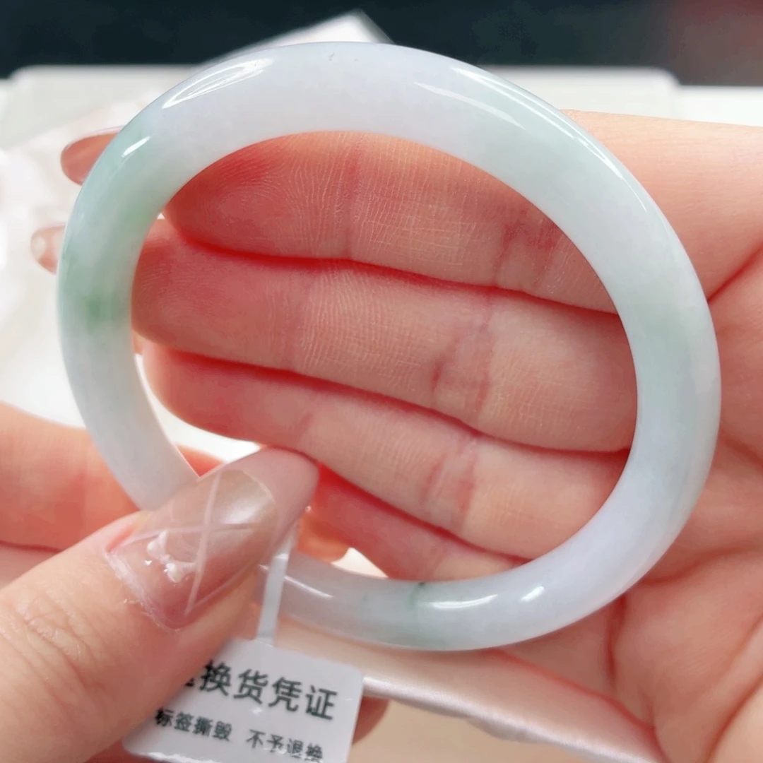 翡翠未镶嵌手镯54.7x274