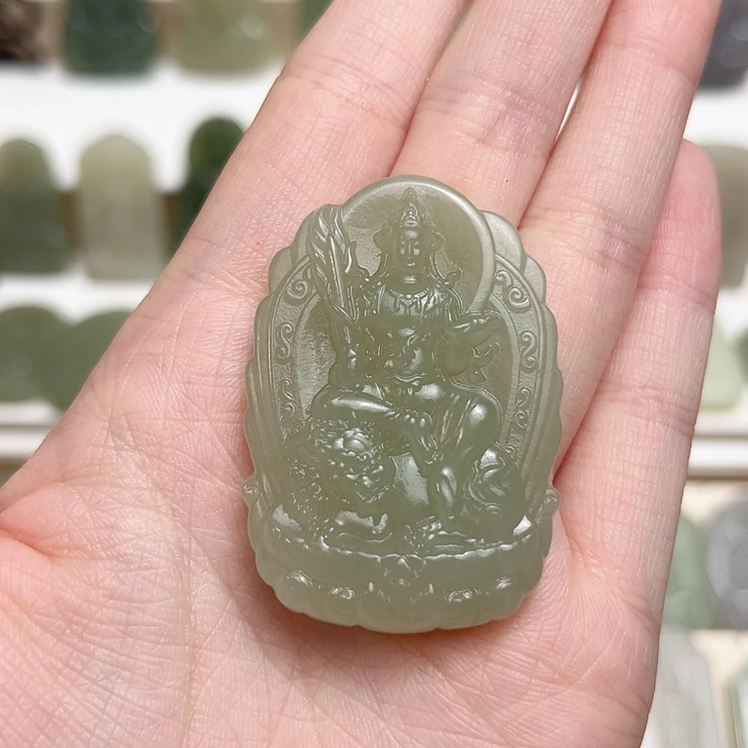 和田玉颈饰未镶嵌海*