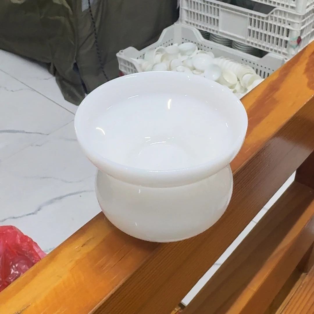 正品璞玉全瓷茶漏两件套