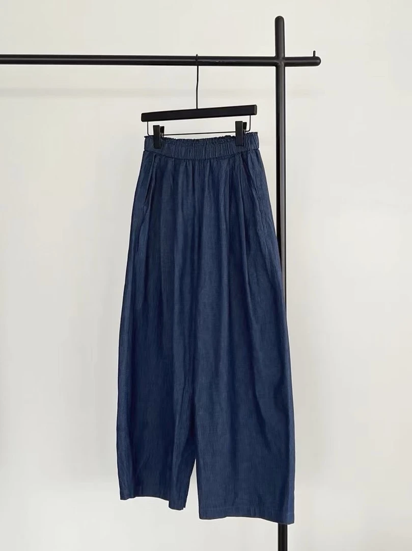 SANSAN 渠道款 超凉快的【遛弯裤】麻料牛仔薄面料