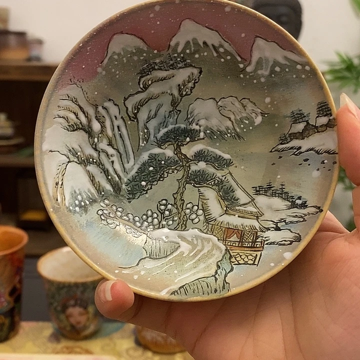 新品手工手绘柴烧73