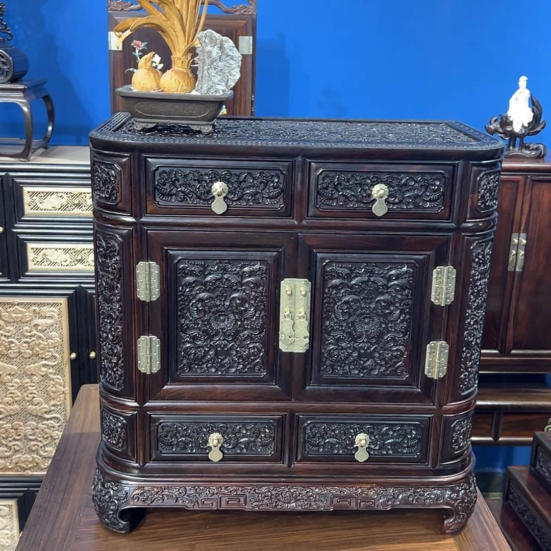 【闪购商品】红酸枝木类成套家具茶柜