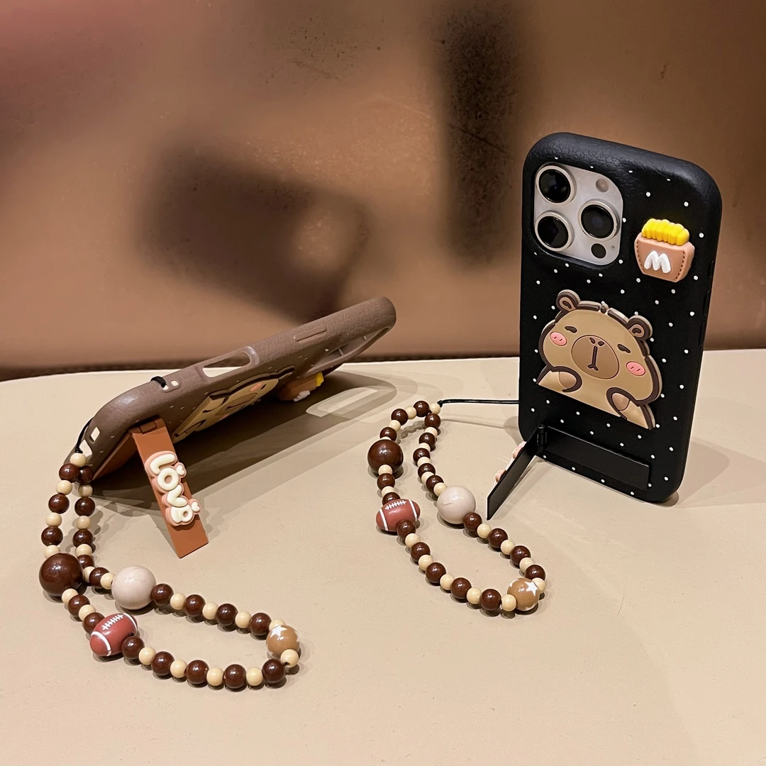 支架土拨鼠适用苹果16/15pro手机壳vivo华为pura70荣耀oppo小米15