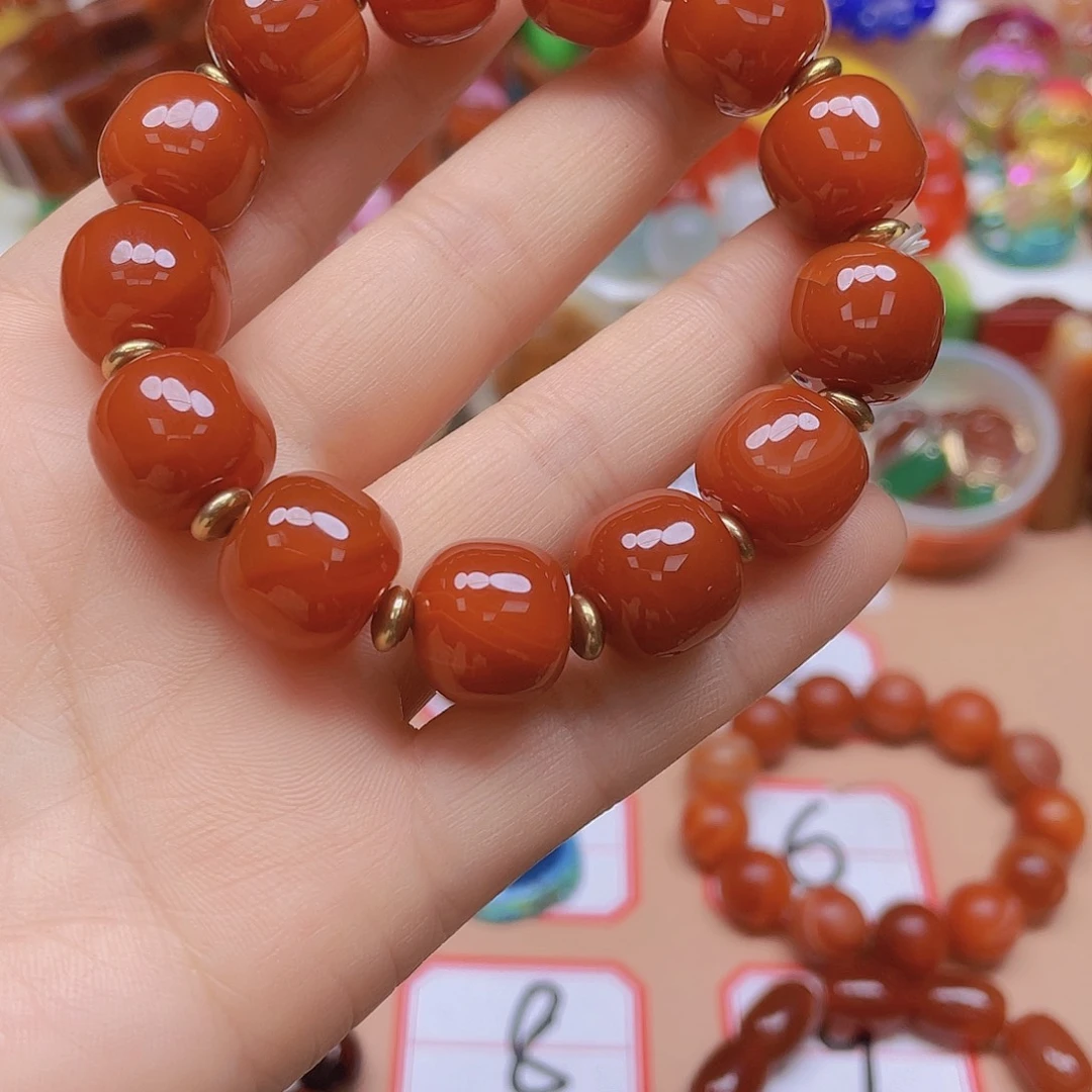玛瑙/玉髓颈饰未镶嵌涟**风
