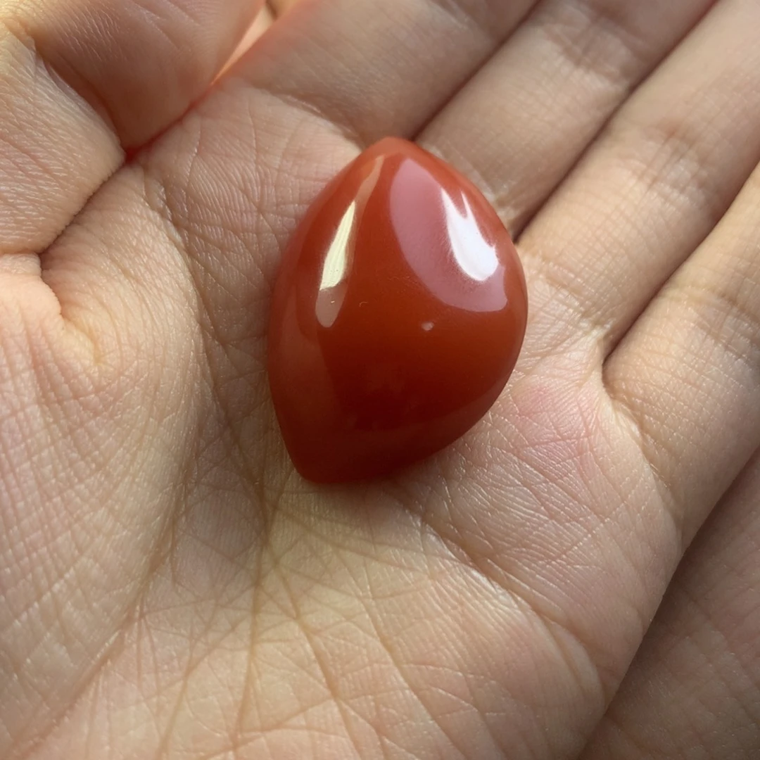 南红玛瑙柿子锦吊坠未镶嵌