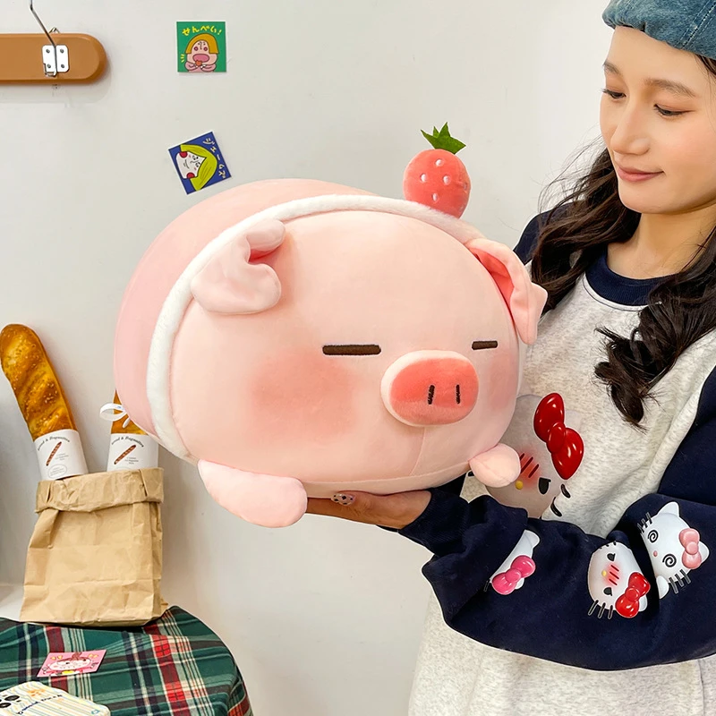 MINISO名创优品小猪B-BO趴姿毛绒公仔可爱抱枕亲肤玩偶圣诞节礼物