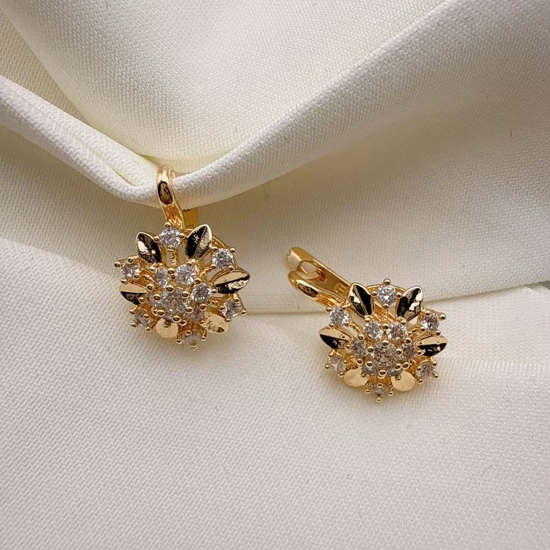 合金耳饰 【新疆包邮】精美优雅百搭耳环