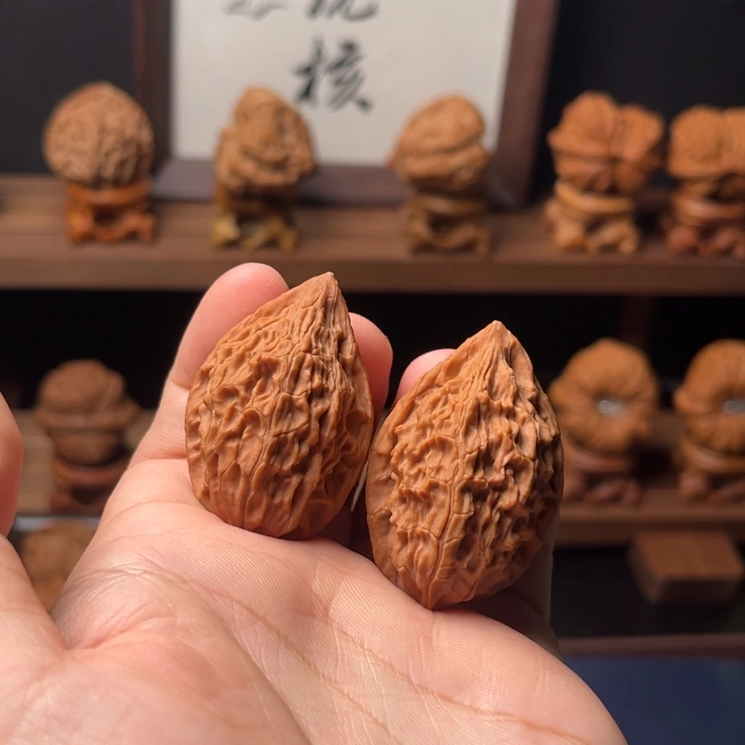 核桃30mm全品小众柳叶鸡心，原树果，一物一图