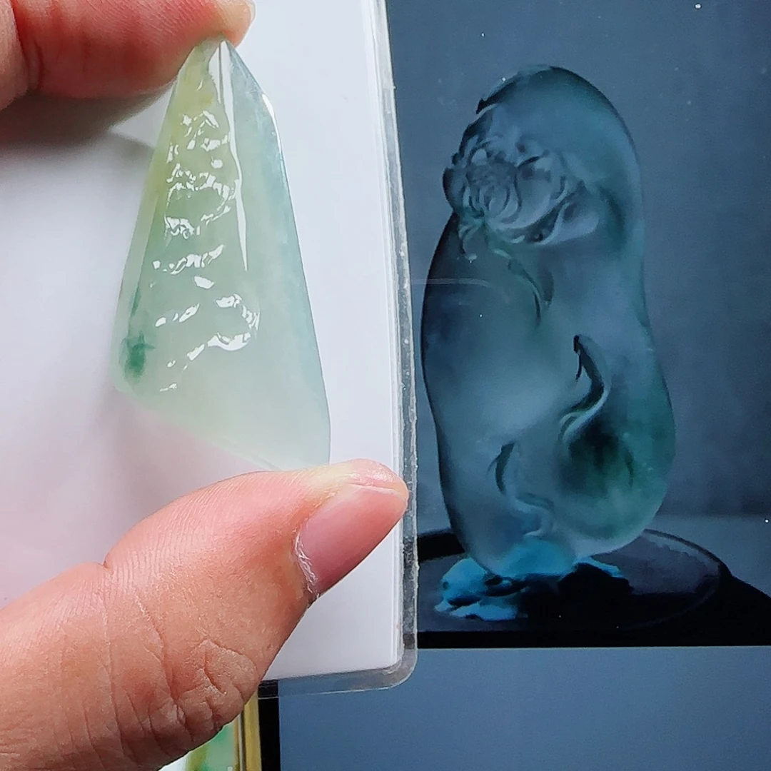 定制翡翠未镶嵌缅甸天然A货翡翠含老师工艺