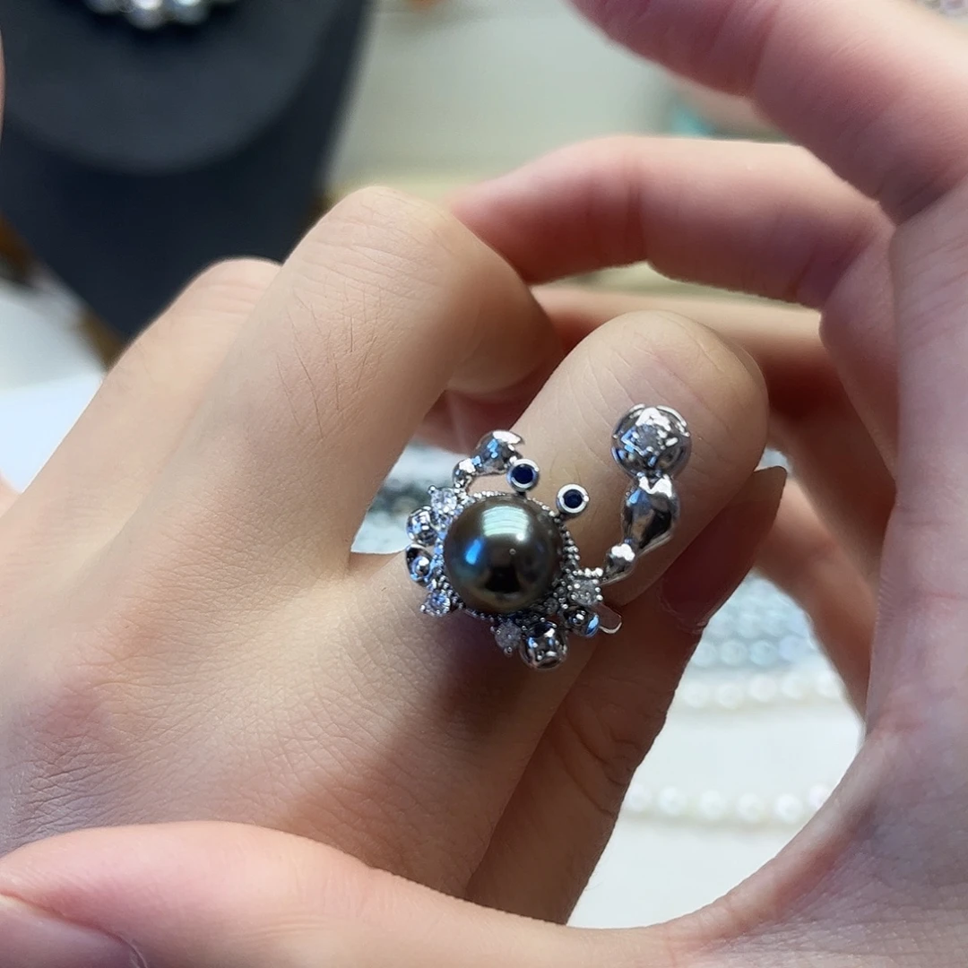 未镶嵌海水珍珠戒指