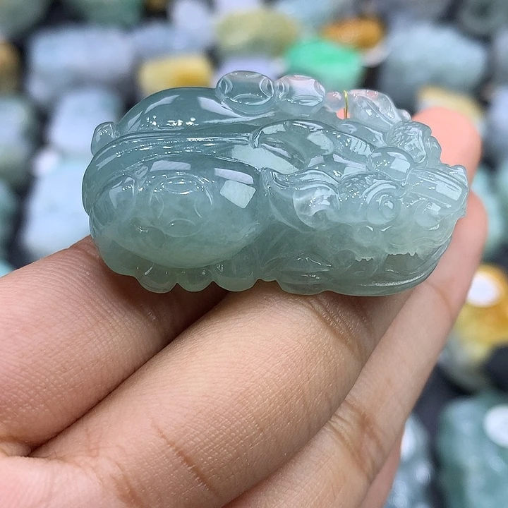 翡翠未镶嵌颈饰天然缅甸翡翠