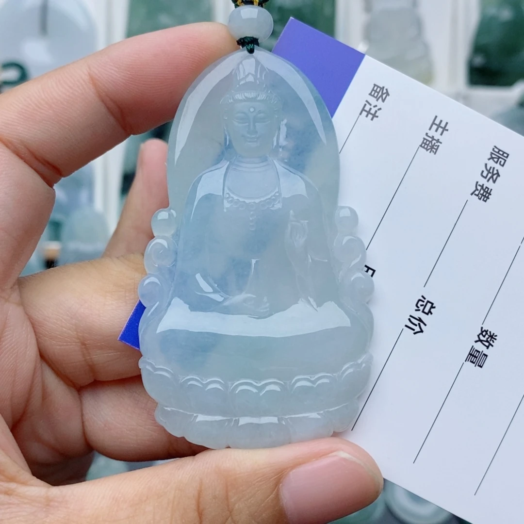 颈饰未镶嵌翡翠素衣