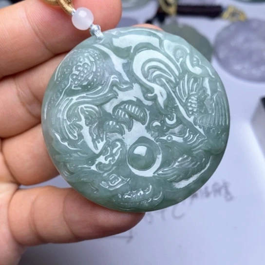 颈饰未镶嵌翡翠翡翠