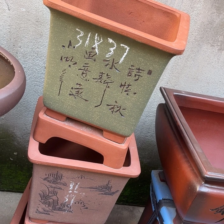 紫砂花盆紫砂花盆