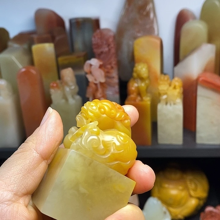 静***刻寿山石印石精品精品精品