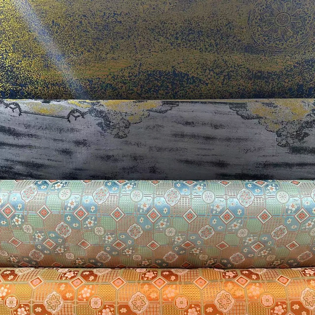 宋锦面料时装面料织锦面料夏用锦透气透湿凉爽亲肤-SJ