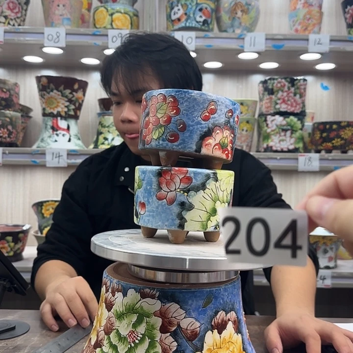 紫砂花盆瑕疵瑕疵
