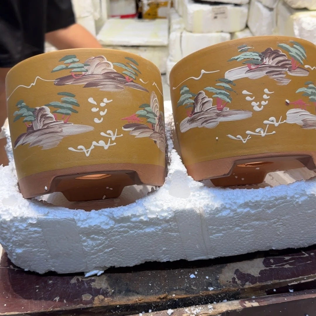 紫砂花盆口径17.13口径