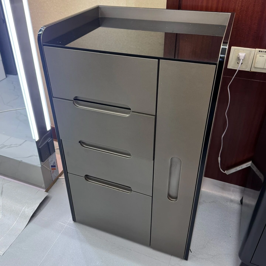 美容美发工具柜发廊专用收纳柜子理发店工作柜剪发工具小柜