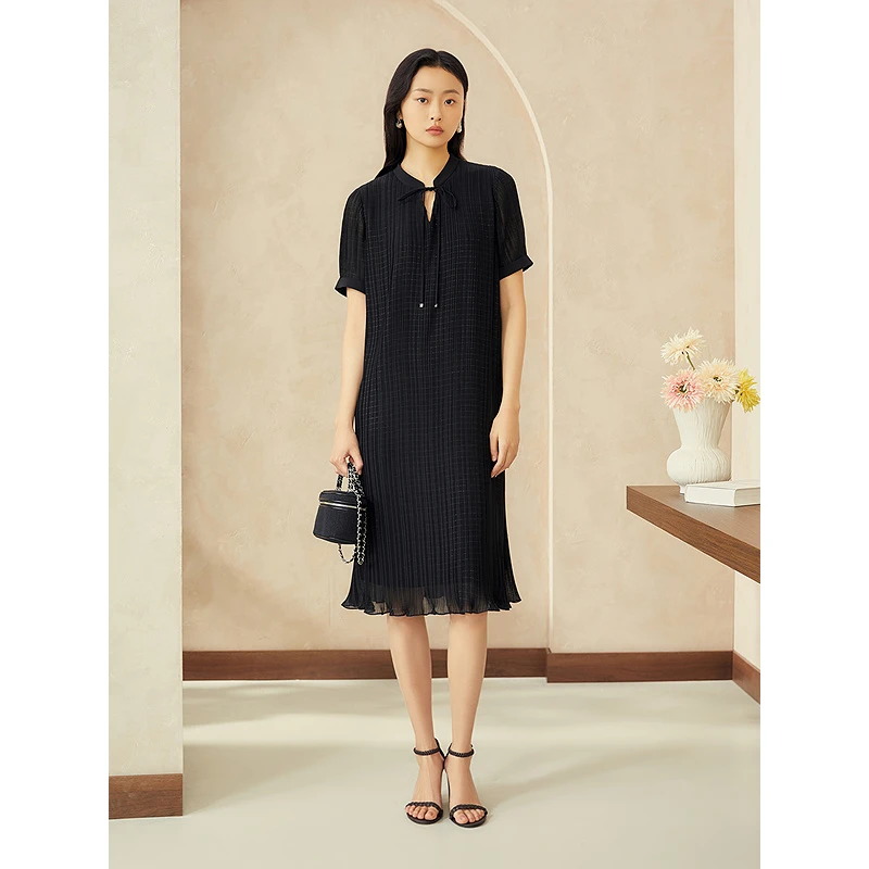 YINER/音儿夏季新款休闲时尚百搭设计师气质显瘦连衣裙8C65205466